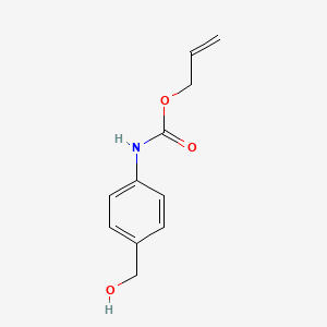 molecular formula C11H13NO3 B2698864 Prop-2-en-1-yl n-[4-(hydroxymethyl)phenyl]carbamate CAS No. 914094-82-9