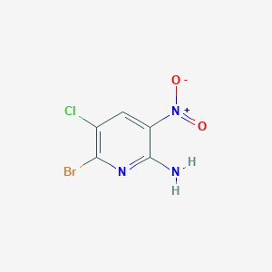 6-Bromo-5-chloro-3-nitropyridin-2-amine