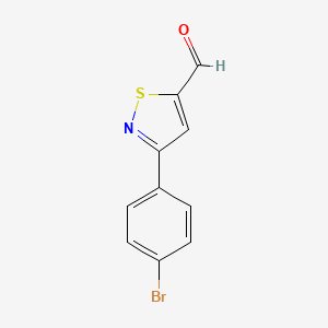 3-(4-Bromophenyl)-1,2-thiazole-5-carbaldehyde