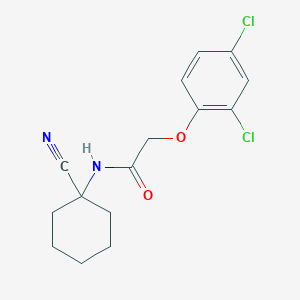 molecular formula C15H16Cl2N2O2 B2698938 N-(1-cyanocyclohexyl)-2-(2,4-dichlorophenoxy)acetamide CAS No. 83497-93-2