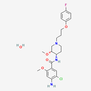 molecular formula C23H31ClFN3O5 B2698976 Alimix CAS No. 260779-88-2; 81098-60-4