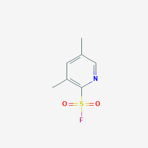 molecular formula C7H8FNO2S B2699056 3,5-Dimethylpyridine-2-sulfonyl fluoride CAS No. 2287281-40-5