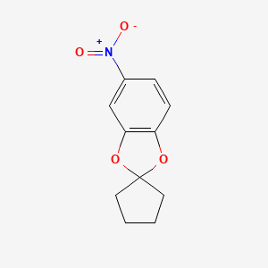 5-Nitrospiro[1,3-benzodioxole-2,1'-cyclopentane]