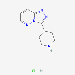 4-{[1,2,4]Triazolo[4,3-b]pyridazin-3-yl}piperidine hydrochloride