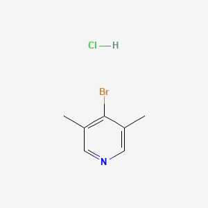 molecular formula C7H9BrClN B2699104 4-Bromo-3,5-dimethylpyridine hydrochloride CAS No. 1794738-16-1; 201286-65-9