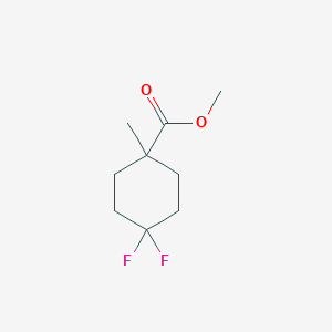 molecular formula C9H14F2O2 B2699180 methyl 4,4-difluoro-1-methylcyclohexane-1-carboxylate CAS No. 1360568-90-6