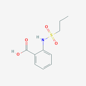 molecular formula C10H13NO4S B2699224 2-(Propane-1-sulfonamido)benzoic acid CAS No. 926211-35-0