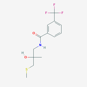 N-(2-hydroxy-2-methyl-3-(methylthio)propyl)-3-(trifluoromethyl)benzamide