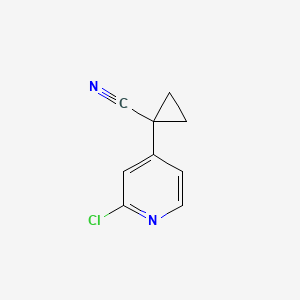 1-(2-Chloropyridin-4-YL)cyclopropanecarbonitrile