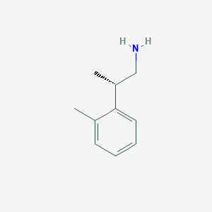 (2S)-2-(2-Methylphenyl)propan-1-amine