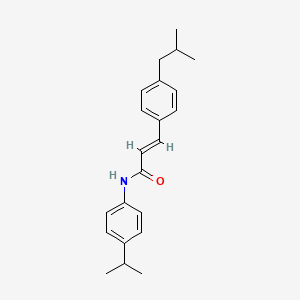 3-(4-isobutylphenyl)-N-(4-isopropylphenyl)acrylamide