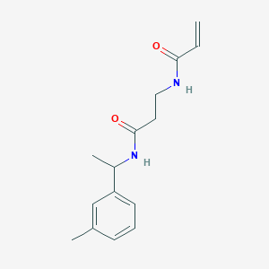 N-[1-(3-Methylphenyl)ethyl]-3-(prop-2-enoylamino)propanamide