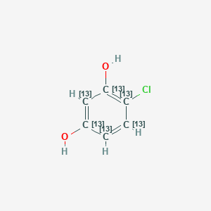 molecular formula C6H5ClO2 B026994 4-Chloro Resorcinol-13C6 CAS No. 953390-32-4