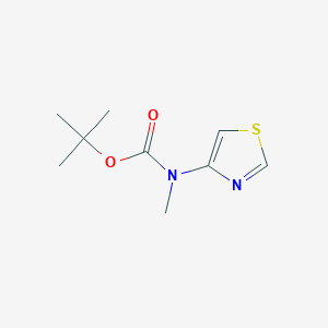 molecular formula C9H14N2O2S B2699406 tert-butylN-methyl-N-(1,3-thiazol-4-yl)carbamate CAS No. 2260931-12-0