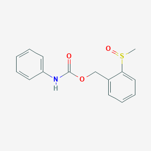 2-(methylsulfinyl)benzyl N-phenylcarbamate