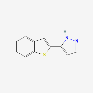 3-(1-benzothiophen-2-yl)-1H-pyrazole