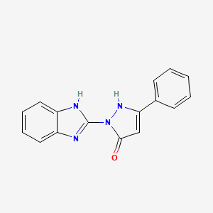 1-(1H-benzimidazol-2-yl)-3-phenyl-1H-pyrazol-5-ol