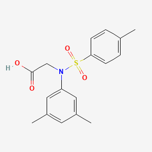 molecular formula C17H19NO4S B2699660 N-(3,5-dimethylphenyl)-N-[(4-methylphenyl)sulfonyl]glycine CAS No. 592471-16-4