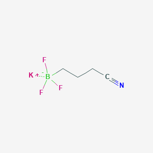 molecular formula C4H6BF3KN B2699664 Potassium 3-cyanopropyltrifluoroborate CAS No. 1809099-12-4