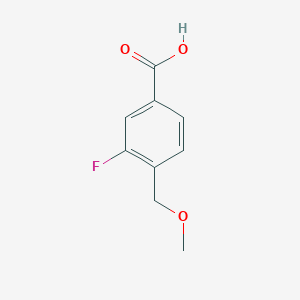 molecular formula C9H9FO3 B2699666 3-Fluoro-4-(methoxymethyl)benzoic acid CAS No. 477199-79-4