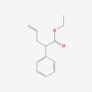 molecular formula C13H16O2 B2699698 Ethyl 2-phenylpent-4-enoate CAS No. 14815-74-8