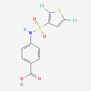 4-(2,5-Dichlorothiophene-3-sulfonamido)benzoic acid