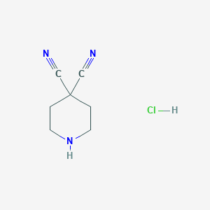 Piperidine-4,4-dicarbonitrile;hydrochloride