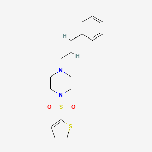 1-Cinnamyl-4-(thiophen-2-ylsulfonyl)piperazine