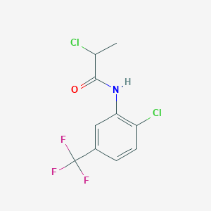 2-chloro-N-[2-chloro-5-(trifluoromethyl)phenyl]propanamide