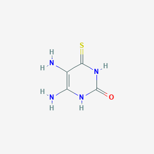 molecular formula C4H6N4OS B027000 5,6-Diamino-4-thiouracil CAS No. 40848-33-7