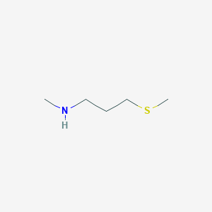 molecular formula C5H13NS B2700060 Methyl[3-(methylsulfanyl)propyl]amine CAS No. 70961-63-6
