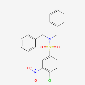 N,N-dibenzyl-4-chloro-3-nitrobenzenesulfonamide