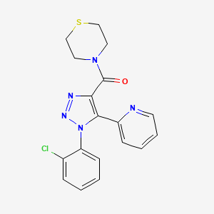 4-{[1-(2-chlorophenyl)-5-pyridin-2-yl-1H-1,2,3-triazol-4-yl]carbonyl}thiomorpholine