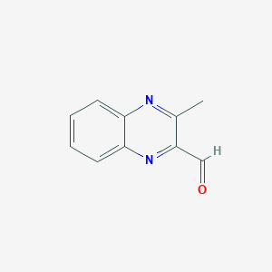 molecular formula C10H8N2O B027001 3-Methylquinoxaline-2-carbaldehyde CAS No. 25519-55-5