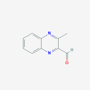 molecular formula C10H8N2O B027001 3-Methyl-2-quinoxalinecarbaldehyde CAS No. 25519-55-5