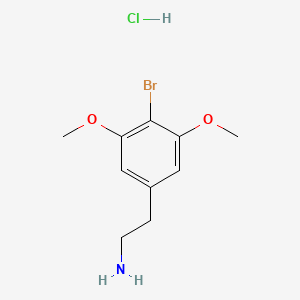 2-(4-Bromo-3,5-dimethoxyphenyl)ethanamine;hydrochloride