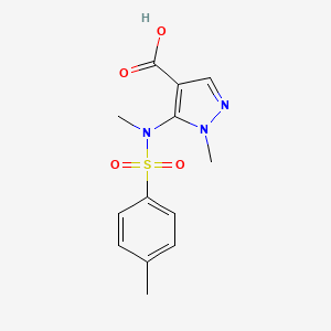1-methyl-5-(N-methyl4-methylbenzenesulfonamido)-1H-pyrazole-4-carboxylic acid