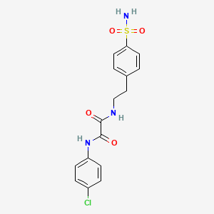 N1-(4-chlorophenyl)-N2-(4-sulfamoylphenethyl)oxalamide