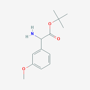 B2700179 Tert-butyl 2-amino-2-(3-methoxyphenyl)acetate CAS No. 2248267-47-0