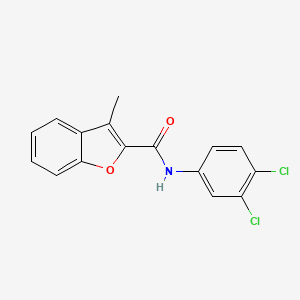 N-(3,4-dichlorophenyl)-3-methyl-1-benzofuran-2-carboxamide