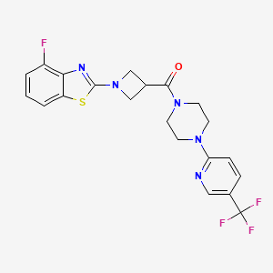 (1-(4-Fluorobenzo[d]thiazol-2-yl)azetidin-3-yl)(4-(5-(trifluoromethyl)pyridin-2-yl)piperazin-1-yl)methanone