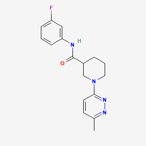 N-(3-fluorophenyl)-1-(6-methylpyridazin-3-yl)piperidine-3-carboxamide