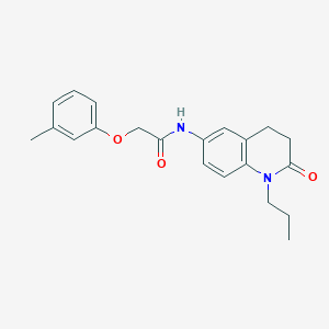 N-(2-oxo-1-propyl-1,2,3,4-tetrahydroquinolin-6-yl)-2-(m-tolyloxy)acetamide