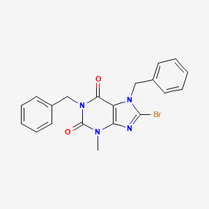 1,7-dibenzyl-8-bromo-3-methyl-2,3,6,7-tetrahydro-1H-purine-2,6-dione