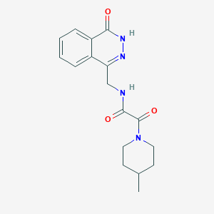 2-(4-methylpiperidin-1-yl)-2-oxo-N-((4-oxo-3,4-dihydrophthalazin-1-yl)methyl)acetamide