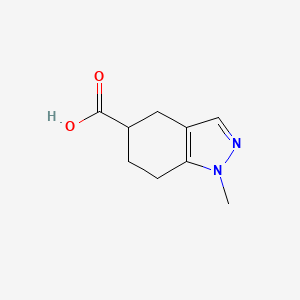 1-methyl-4,5,6,7-tetrahydro-1H-indazole-5-carboxylic acid