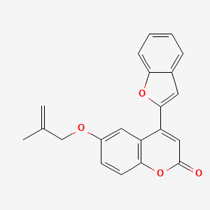 4-(1-benzofuran-2-yl)-6-[(2-methylprop-2-en-1-yl)oxy]-2H-chromen-2-one