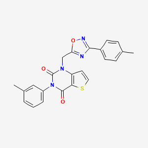 N-{3-[2-(1-methyl-1H-benzimidazol-2-yl)ethyl]phenyl}-N'-(4-methylphenyl)urea