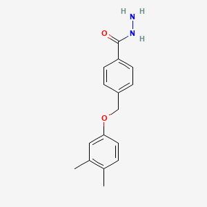 4-[(3,4-Dimethylphenoxy)methyl]benzohydrazide