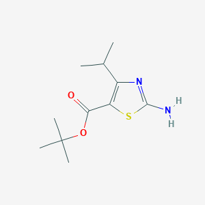 Tert-butyl 2-amino-4-propan-2-yl-1,3-thiazole-5-carboxylate
